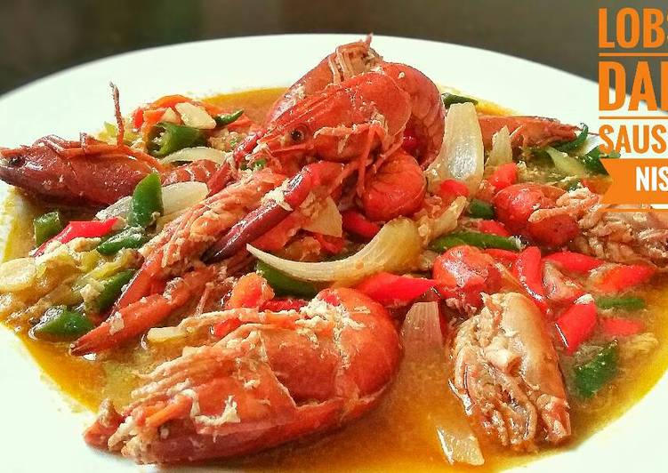 Langkah Mudah untuk Menyiapkan Lobster Danau Saus Tiram ~ Gurih-pedes-seger 😤 Anti Gagal
