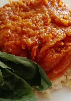 Foto principal de Arroz integral con salsa de tomate