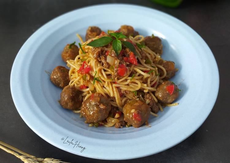 Resep 160. Spaghetti Bolognese (Aldente) Anti Gagal