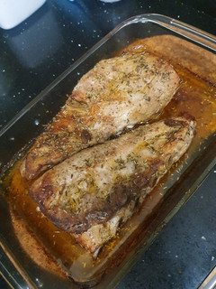 Una foto de Costillar de cerdo al horno
