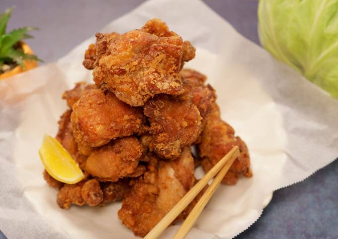 Steps to Prepare Quick Crispy Chicken Karaage Recipe | Easy Japanese Style Fried Chicken