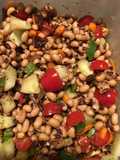 Black eyed pea salad