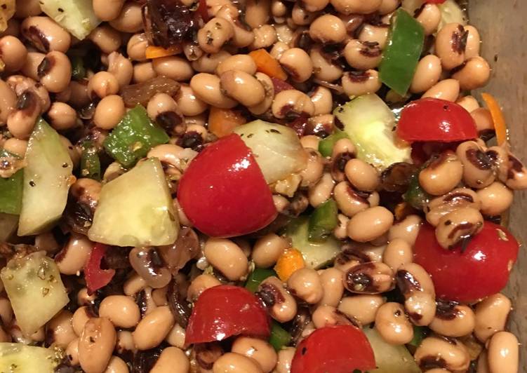Step-by-Step Guide to Prepare Super Quick Homemade Black eyed pea salad