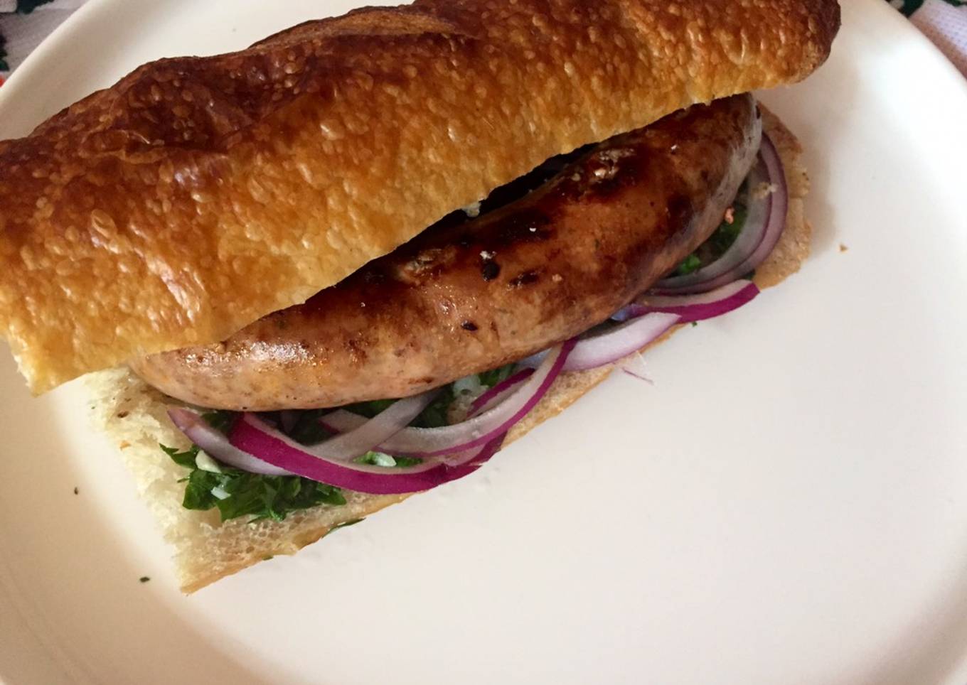 Baguette de chorizo argentino