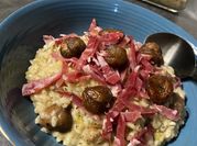 Une photo de risotto coppa