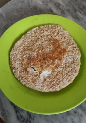 Una foto de Tortilla de avena para el desayuno