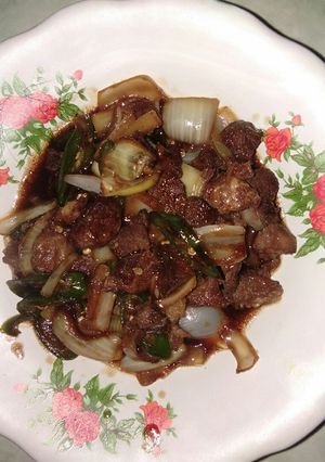 Foto resep Daging saos teriyaki
