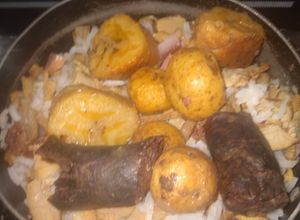 Una foto de Arroz con sobras de picada