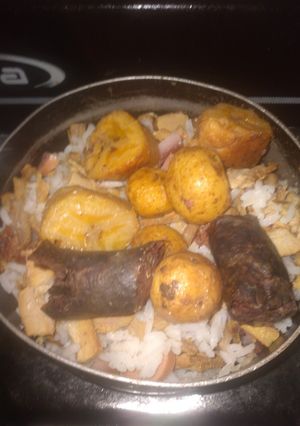 Una foto de Arroz con sobras de picada