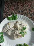 Pechugas en salsa con uvas al ron