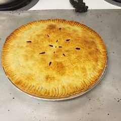A picture of Drunken blueberry pie.
