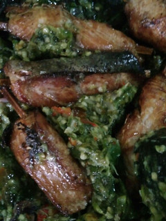 Foto resep Mangut (ikan asap) sambel lombok ijo