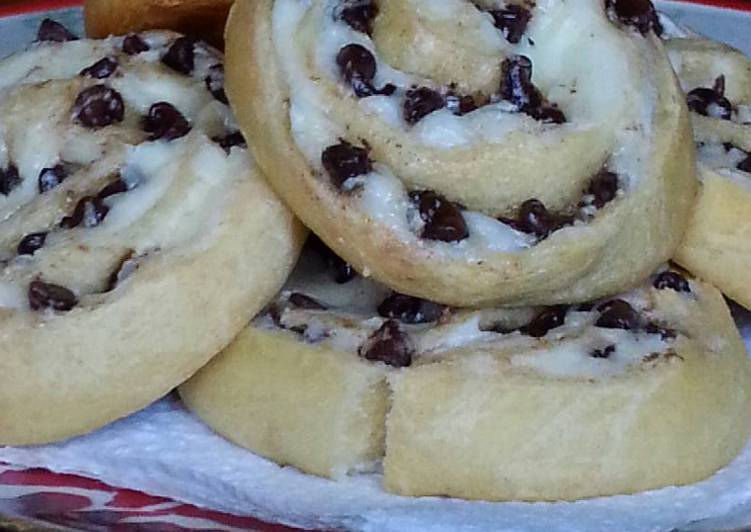 Chocolate Chip  cream cheese breakfast cookies