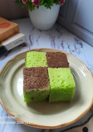 Foto resep Bolu Pandan Ketan Hitam