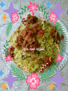 عکسی از دستور لوبیا پلو