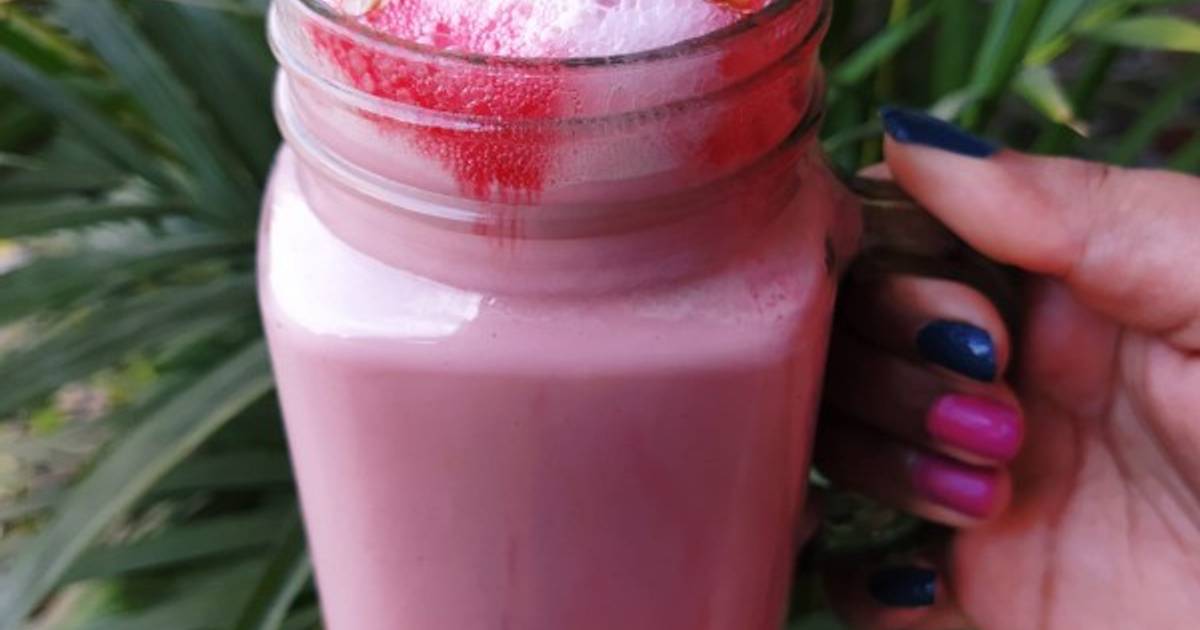 Rooh Afza Milkshake Rose Milk Simple Mug Recipe Recipe By Memoir Mug Cookpad
