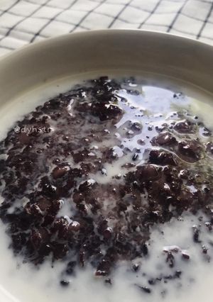Foto resep Bubur Ketan Hitam Kuah Fiber Creme