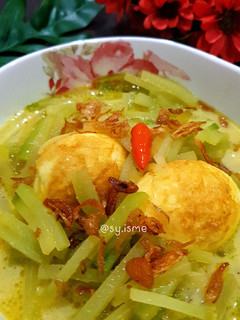 Foto resep Gulai Labu Siam (Lontong Sayur)