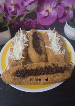 Foto resep Banana boat krispy