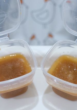 Foto resep Mpasi 6m puree apple
