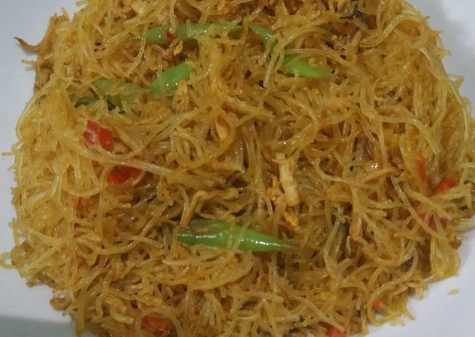 Cara Gampang Membuat Bihun goreng yang Enak Banget