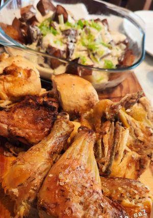 Una foto de Pollo a la sal