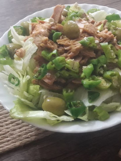 عکسی از دستور سالاد تن ماهی فوری😋😋😋