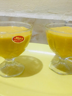 A picture of Mango smoothy.