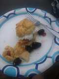 Mixed fruit shortcakes