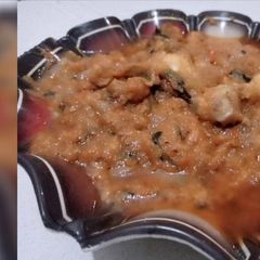 A picture of Chicken kadu in my style ||easy chicken kadu.