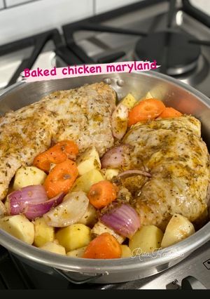 Foto resep Baked chicken maryland