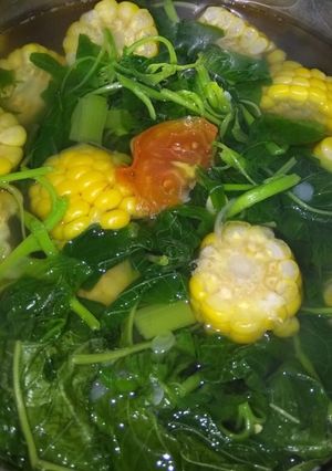 Foto resep Sayur bayam with jagung