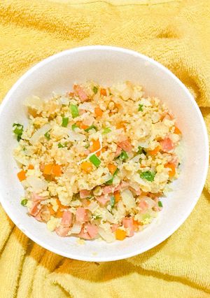 Hình của món Cơm Rang Keto.