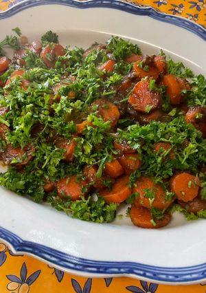 Une photo de Carottes au cumin et persil