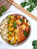 Vegan thai curry ramen