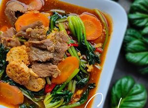 Foto resep Cah Tatsoi Daging