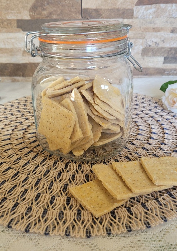 Una foto de Crackers sin gluten