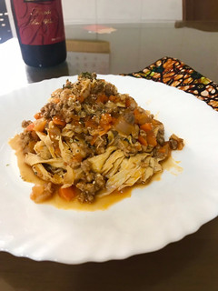 減醣-義大利肉醬腐皮麵 的食譜成品照片