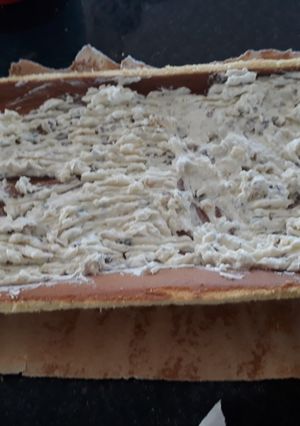 Una foto de Pionono de roquefort y nuez