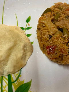 வெஜிடபுள் புலாவ் (Vegetable pulao recipe in tamil) செய்முறை முக்கிய புகைப்படம்