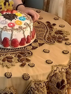 عکسی از دستور کیک اسفنجی برای تولد