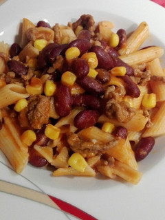 Una foto de Pote de Macarrones al Chili (One Pot Pasta)