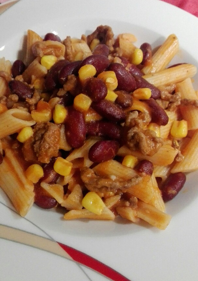 Una foto de Pote de Macarrones al Chili (One Pot Pasta)