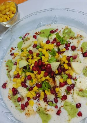 कलरफुल फ्रूट चाट रेसिपी मुख्य फोटो