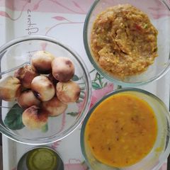A picture of Chokha Baati Daal.
