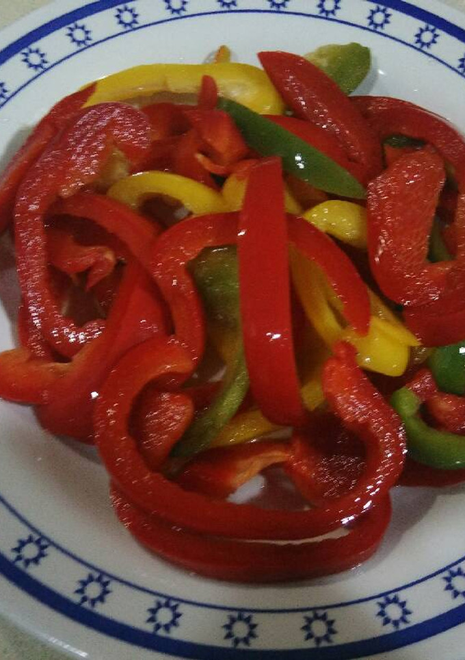 Una foto de Pimientos para ensalada