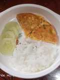 H112. Nasi Lembek, Dadar Tahu dan Timun (9 month+)