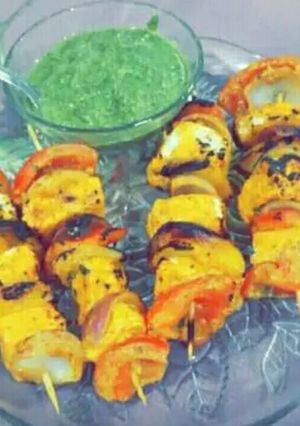 A picture of Paneer tikka.
