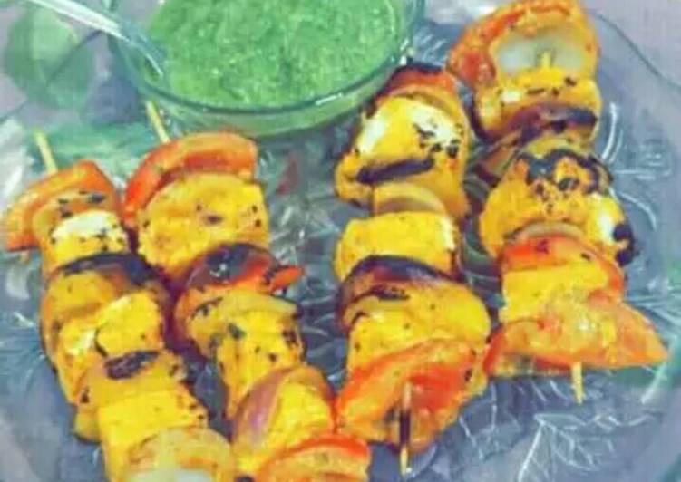 Steps to Make Favorite Paneer tikka