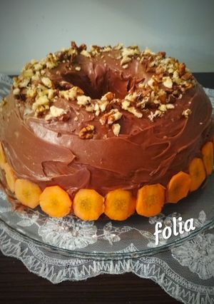 Φωτογραφία της συνταγής Chocolate Carrot Cake 🥕🍫